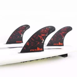 FCS Finnen FCS II FT PC Black/Red Tri Retail Fins - 2023 -Outlet FCS Store FCSII FT 2021 BLKRED INSIDE TRI INBOARD 5 jpg