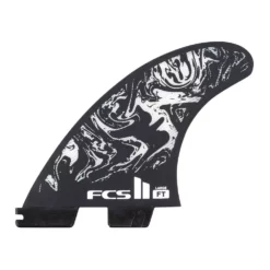 FCS Finnen FCS II FT PC Black/White Tri Retail Fins - 2023