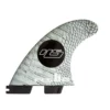 FCS Finnen II HS PC Carbon Medium Tri-Quad Retail Fins 2023 -Outlet FCS Store FCSII HS MED B W SIDE 22 jpg