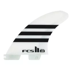 FCS Finnen II JW PC Medium Black/White Tri Retail Fins 2023