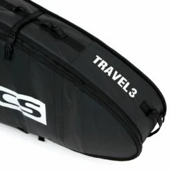 FCS Boardbag Travel 3 All Purpose Black/Grey 2023 10 FCS Boardbag Travel 3 All Purpose Black/Grey 2023 -Outlet FCS Store FCS TRAVEL 3 BOARDBAG NOSE 27