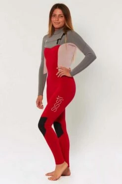 Sisstr Neoprenanzug SEVEN SEAS CHEST FULL 3/2 Damen RED-Red 2022 -Outlet FCS Store GN7S32CZ RED 3 7
