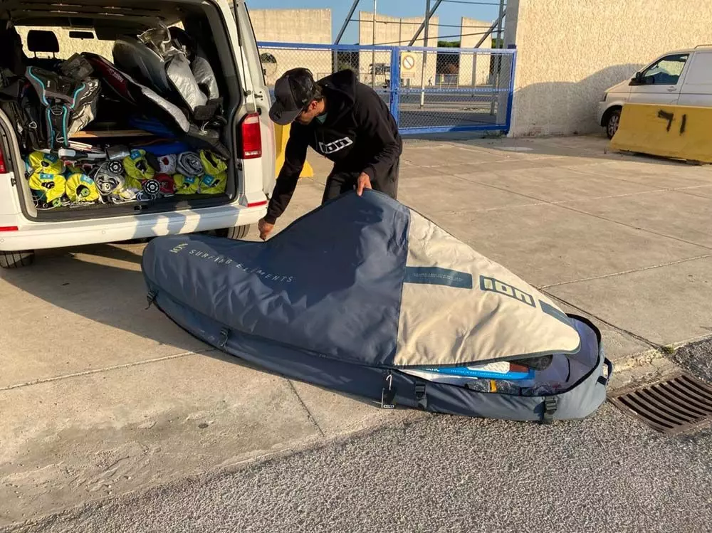 ION Windsurf Bag Windsurf CORE Quiverbag Steel Blue 5 ION Windsurf Bag Windsurf CORE Quiverbag Steel Blue – Bild 3