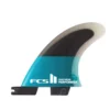 FCS Finnen II Performer PC Small Teal/Black Quad Rear Retail Fins 2023 -Outlet FCS Store M030873 3 jpg