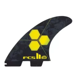 FCS Finnen II AM PC Large Yellow Tri-Quad Retail Fins 2023
