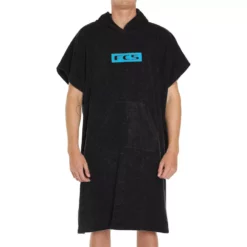 FCS Poncho Towel Poncho Black (co)