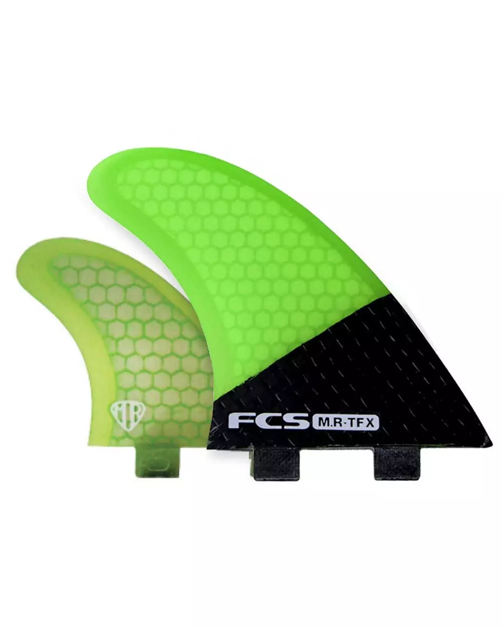 FCS Finnen MR-TFX PC Carbon/Fluro Tri Fin Set 2023 3 FCS Finnen MR-TFX PC Carbon/Fluro Tri Fin Set 2023