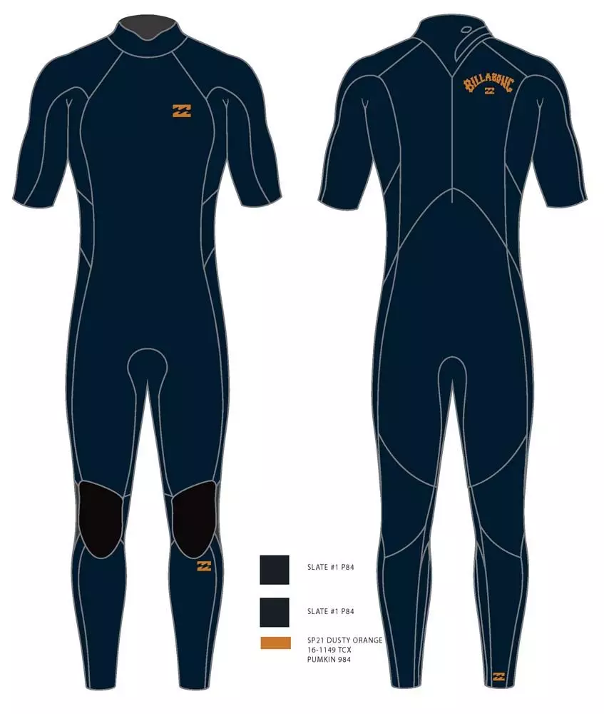 Billabong Neopren Anzug ABSOLUTE BZ SS 2/2 Herren Kurzarm SLATE BLUE 2021 3 Billabong Neopren Anzug ABSOLUTE BZ SS 2/2 Herren Kurzarm SLATE BLUE 2021