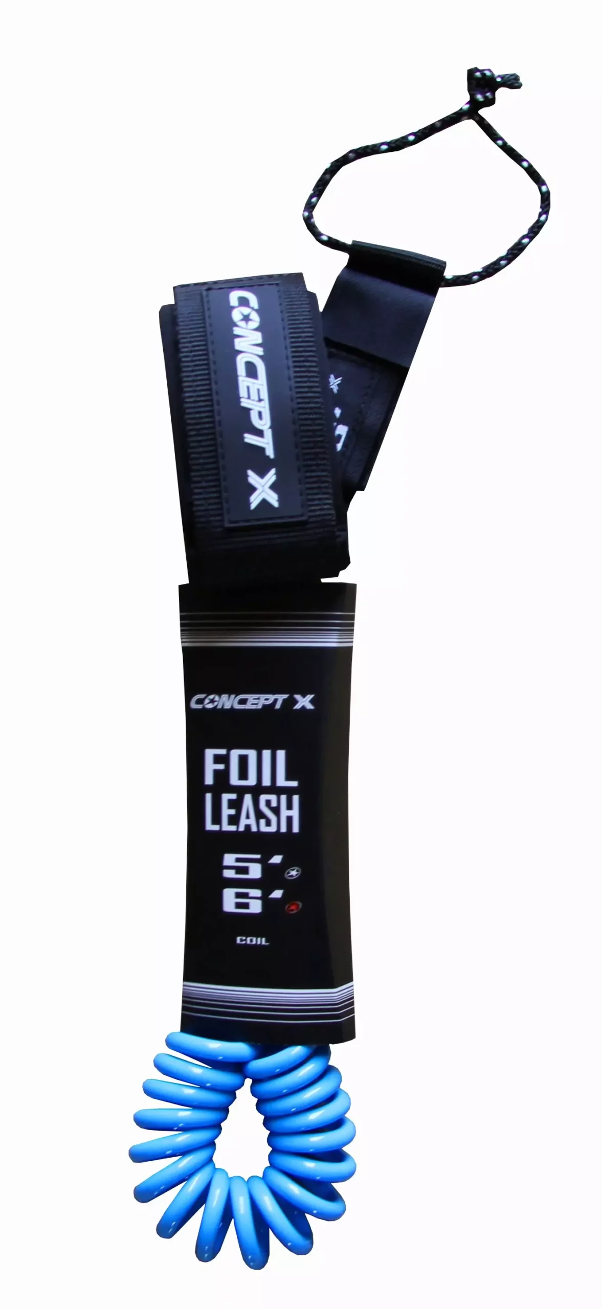 Concept X Wing Foil Zubehör Leash Coil Blue (co) 3 Concept X Wing Foil Zubehör Leash Coil Blue (co)