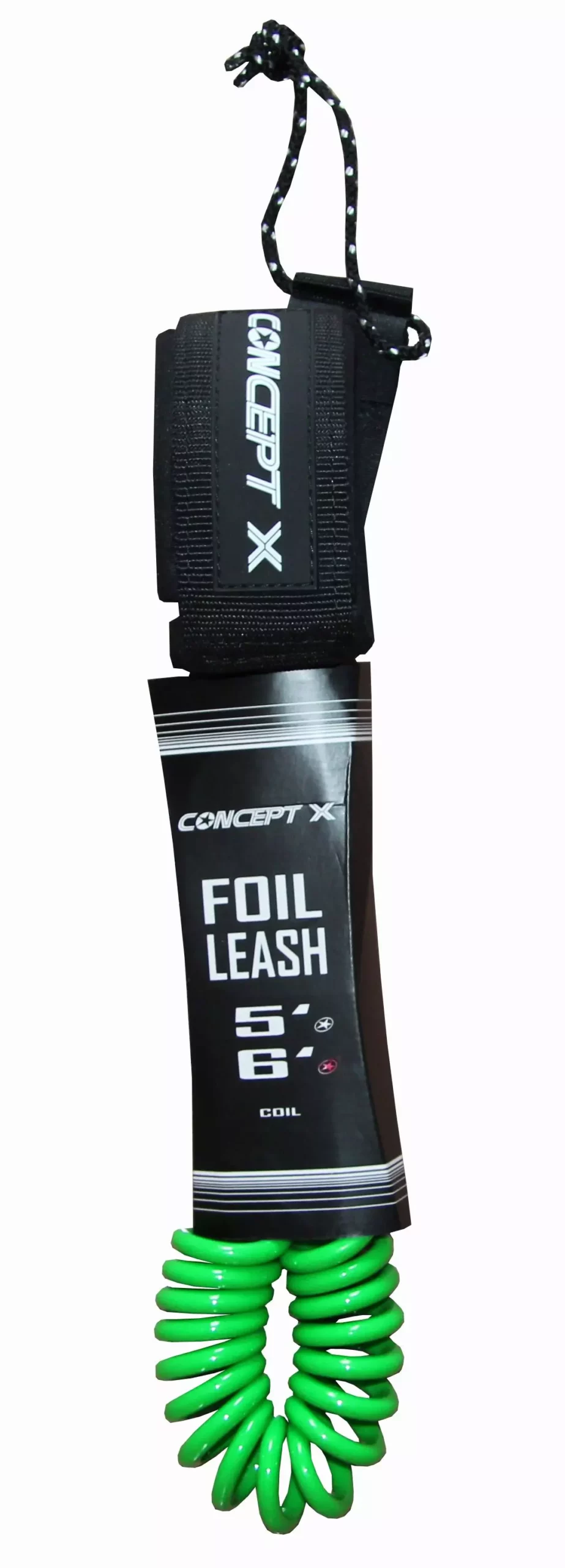 Concept X Wing Foil Zubehör Leash Coil Green (co) 3 Concept X Wing Foil Zubehör Leash Coil Green (co)