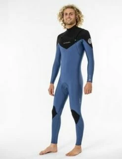 Rip Curl Neoprenanzug DAWN PATROL C/ZIP GB ST 3/2 Herren Langarm 3483-BLUE BLACK 2023