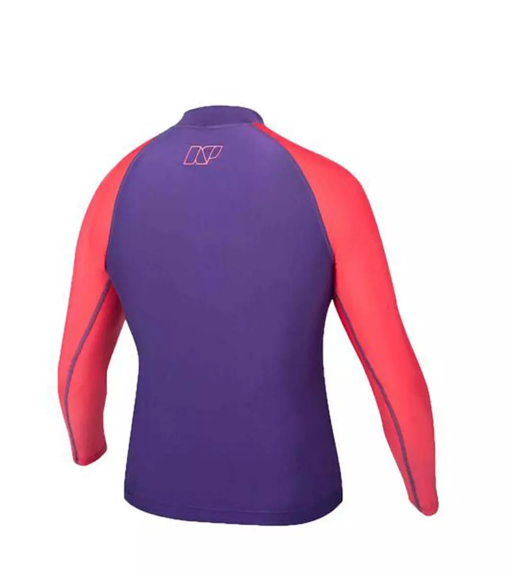 NP UV-Shirt Rashvest L/S Junior C5 Purple/Red 2018 4 NP UV-Shirt Rashvest L/S Junior C5 Purple/Red 2018 – Bild 2