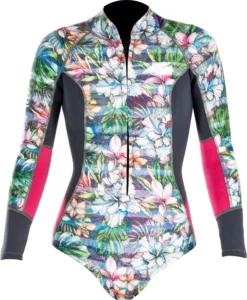 F2 Shorty Neo Shorty 3/2 Damen Shorty Pattern/pink/grey 2019