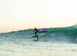 Duotone Wing Zubehör Foil Miniboom Platinum Dark Grey/turquoise 2023 -Outlet FCS Store sling action5 jpg