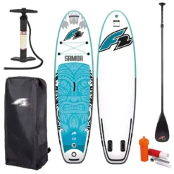 F2 Stand Up Paddle SUP Board Samoa Kids + Paddel B-Ware Blau 2021